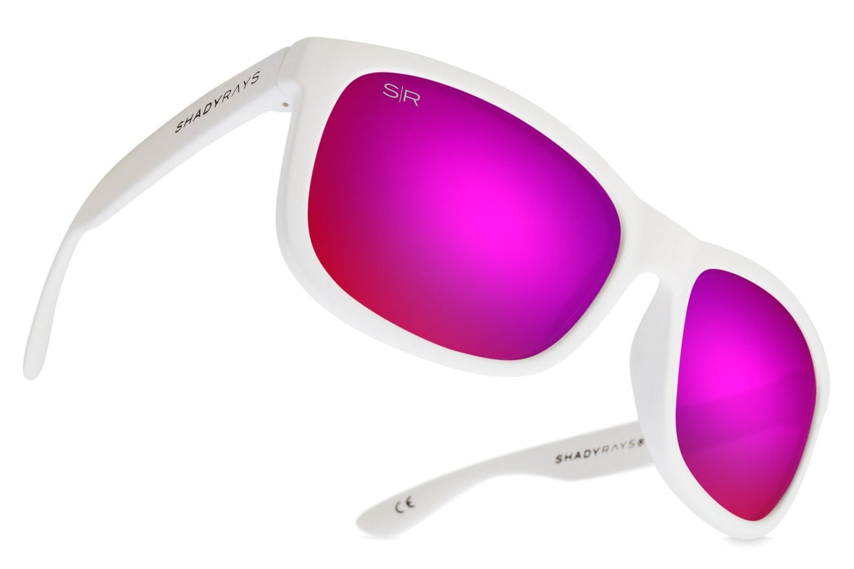 Kid's Signature Series - White Purple Polarized
