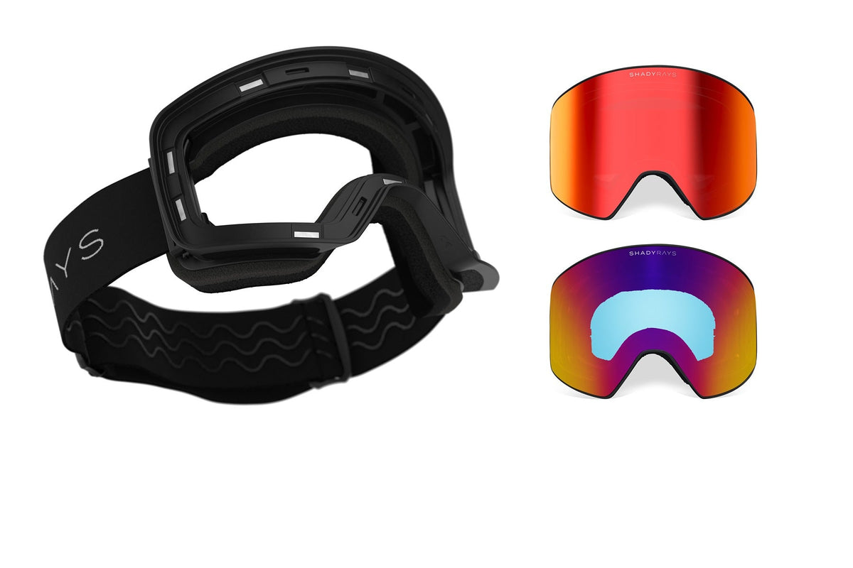 Frontier Goggle Bundle - Infrared Edge + Crystal Mirage