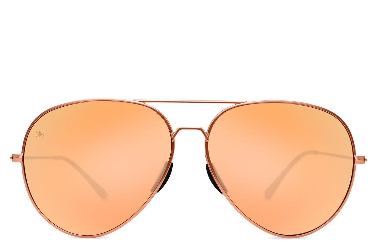 Tangle Free Aviator - Peach Polarized